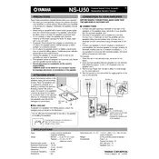 Yamaha NS-U50 Speaker manual cover