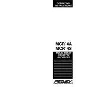 Peavey MCR 4A Recorder manual cover