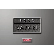 GMC Safari 2002 manual cover