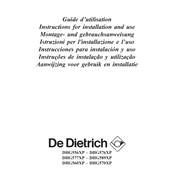 De Dietrich DHG560XP1 Hood manual cover