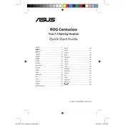 ASUS ROG Centurion Headphones manual cover