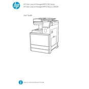 HP Color LaserJet Managed MFP E785 Printer manual cover