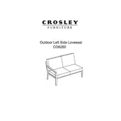 Crosley CO6260 Chair manual cover