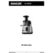 Sencor SSJ 9000NP Juicer manual cover