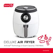 Dash DFAF455GB Deluxe Air Fyer manual cover