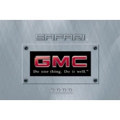 GMC Safari 2000 manual cover