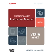 Canon VIXIA mini X manual cover