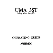 Peavey UMA 35T Mixer manual cover