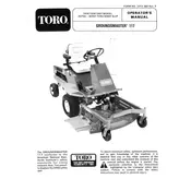 Toro Groundsmaster 30754 Mower manual cover