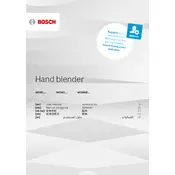 Bosch CleverMixx MSM6B23GGB Accessories manual cover