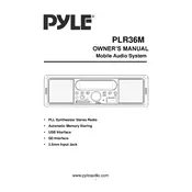 Pyle PLR36M Radio manual cover