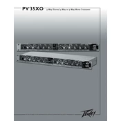 Peavey PV 35XO Crossover manual cover