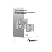 Worcester Greenstar Comfort 1 RF 2014 Thermostat manual cover