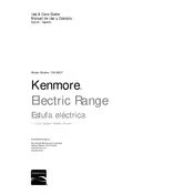 Kenmore 92573 790.9257 Range manual cover