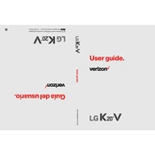 LG K20 V VS501 Phone manual cover