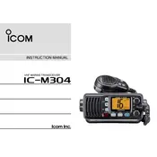 Icom IC-M304 Transceiver manual cover