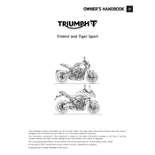 Triumph Tiger Sport 660 2022 Motorcycle manual cover