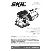 Skil 7292-02 Sander manual cover