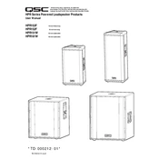 QSC HPR151W manual cover