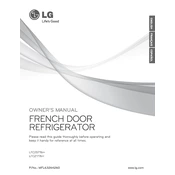 LG LFC25776SB Refrigerator manual cover