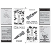 Clarke 1801498 CHT498 Impact Driver manual cover