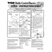 Tyco Mattel RC Racers 33067 Toy manual cover