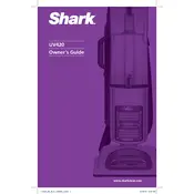 Shark UV420 Vacuum manual cover