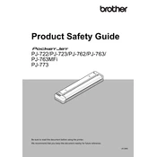 Brother Pocket Jet PJ-722 manual cover