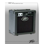 Peavey MAX 126 Amplifier manual cover