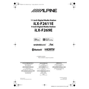 Alpine iLX-F269E manual cover