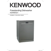 Kenwood KDW60X21 manual cover