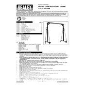 Sealey SG1000 Crane manual cover