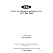 AGA DC Integrated Module FFD Gas Hob Cooker manual cover