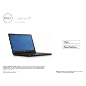 Dell Inspiron 3552 Laptop manual cover