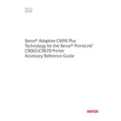 Xerox PrimeLink C9065 Adaptive CMY Plus Technology Printer manual cover