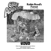 Fisher Price Mattel Great Adventures Robin Hood Forest 77040 Toy manual cover