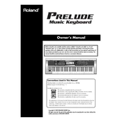 Roland PRELUDE manual cover