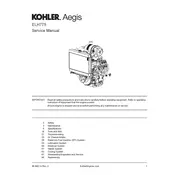 Kohler ELH775 Engine manual cover