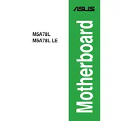 ASUS M5A78L LE Motherboard manual cover