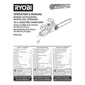 Ryobi RY43155 Chainsaw manual cover