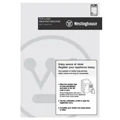 Westinghouse WWT1284M7WA Washing Machine manual cover