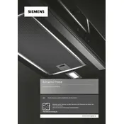 Siemens iQ300 LB55565GB Hood manual cover