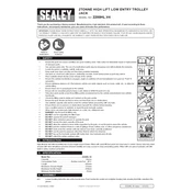 Sealey 2200HL.V4 Trolley Jack manual cover