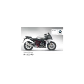 BMW R 1200RS 2016 Motorcycle manual cover