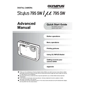 Olympus Stylus 795 SW manual cover