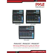 Pyle PMXU43BT Mixer manual cover