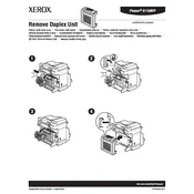 Xerox Phaser 6115MFP Remove Duplex Unit Printer manual cover