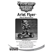 Fisher Price Mattel PowerMax Ariel Flyer B0331 Toy manual cover