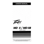 Peavey MD II Mixer manual cover