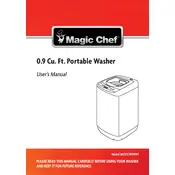 Magic Chef MCSTCW09W1 Washing Machine manual cover